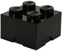 LEGO Gear 5005020 4 stud Black Storage Brick
