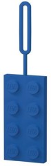 LEGO Gear 5005342 2x4 Blue Silicone Luggage Tag