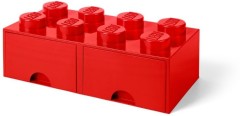 LEGO Gear 5005398 8 stud Bright Red Storage Brick Drawer