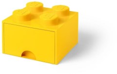 LEGO Gear 5005401 4 stud Bright Yellow Storage Brick Drawer