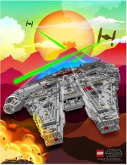 LEGO Gear 5005443 Millennium Falcon Poster