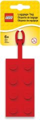 LEGO Мерч (Gear) 5005542 2x4 Red Luggage Tag