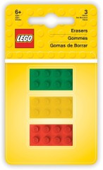 LEGO Gear 5005581 LEGO Brick Erasers 3 Pack