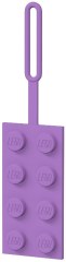 LEGO Мерч (Gear) 5005620 2x4 Lavender Luggage Tag