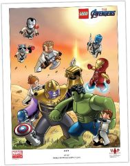 LEGO Мерч (Gear) 5005881  Avengers: Endgame art print