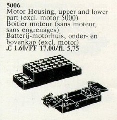 LEGO Service Packs 5006 Replacement 2-Piece Battery Motor Housing