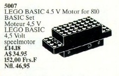 LEGO Service Packs 5007 Basic Motor 4.5 V, Motor and Gear Housing. For use with set 810