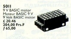 LEGO Service Packs 5011 Motor for Basic Set 810, 9 V