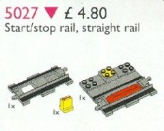 LEGO Service Packs 5027 Duplo Start / Stop Rail Plus Straight Rail