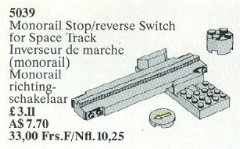 LEGO Service Packs 5039 Monorail Stop / Reverse Switch