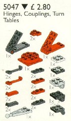 LEGO Service Packs 5047 Hinges, Couplings and Turntables
