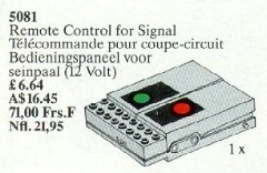 LEGO Service Packs 5081 Remote Control for Signal 12 V
