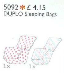 LEGO Service Packs 5092 Two Duplo Sleeping Bags