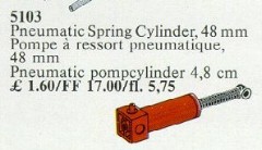 LEGO Service Packs 5103 Pneumatic Spring Cylinder 48 mm Red