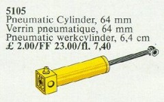 LEGO Service Packs 5105 Pneumatic Piston Cylinder 64 mm Yellow