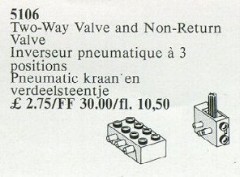 LEGO Service Packs 5106 Two-Way Valve and Non-Return Valve