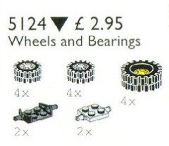 LEGO Service Packs 5124 Wheels and Bearings