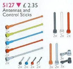 LEGO Service Packs 5127 Antennas and Control Sticks