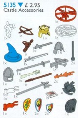 LEGO Service Packs 5135 Castle Accessories