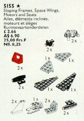 LEGO Service Packs 5155 Sloping Frames, Space Wings, Motors and Seats