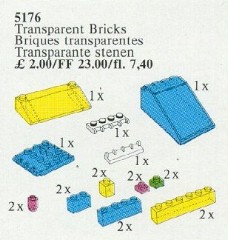 LEGO Service Packs 5176 Transparent Bricks