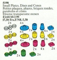 LEGO Service Packs 5198 Small Plates, Disks and Cones