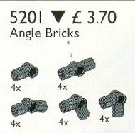 LEGO Service Packs 5201 Angle Bricks Assorted