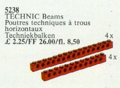 LEGO Service Packs 5238 8 Technic Beams Red