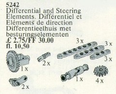 LEGO Service Packs 5242 Differential Housing and Steering Elements