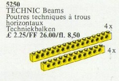 LEGO Service Packs 5250 8 Technic Beams Yellow