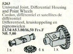 LEGO Service Packs 5263 Universal Joint, Differential Housing and Point Wheels