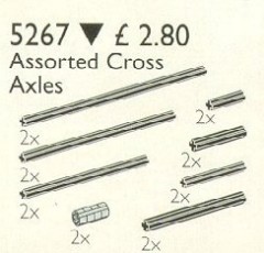 LEGO Service Packs 5267 Assorted Cross Axles