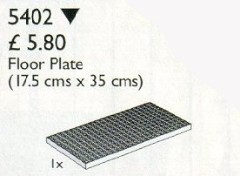 LEGO Service Packs 5402 LEGO Scala Floor Plate 17.5 x 35 cm