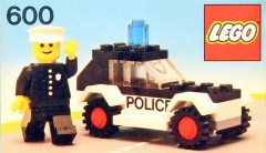 LEGO Town 600 Police Car