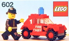 LEGO Town 602 Fire Chief's Car