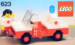LEGO Town 623 Red Cross Car