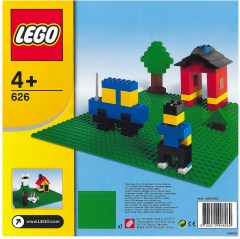 LEGO Basic 626 Building Plate, Green