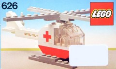 LEGO Town 626 Red Cross Helicopter