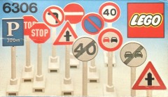 LEGO Town 6306 Road Signs