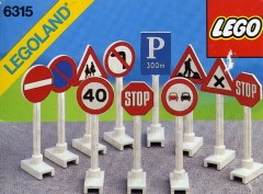 LEGO Town 6315 Road Signs