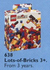 LEGO Basic 638 Lots of Extra Basic Bricks, 3+