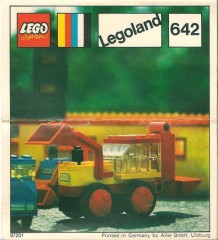 LEGO LEGOLAND 642 Double Excavator