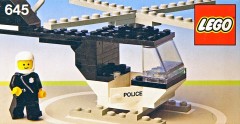 LEGO Town 645 Police Helicopter