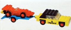 LEGO LEGOLAND 650 Car with trailer and racing car