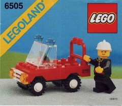 LEGO Town 6505 Fire Chief's Car