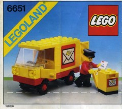 LEGO Town 6651 Mail Truck