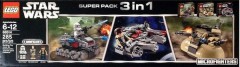 LEGO Star Wars 66514 Microfighter Super Pack 3 in 1