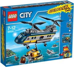 LEGO Сити / Город (City) 66522 Deep Sea Explorers Super Pack 4-in-1