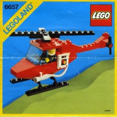 LEGO Town 6657 Fire Patrol Copter