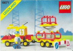 LEGO Town 6671 Utility Repair Lift